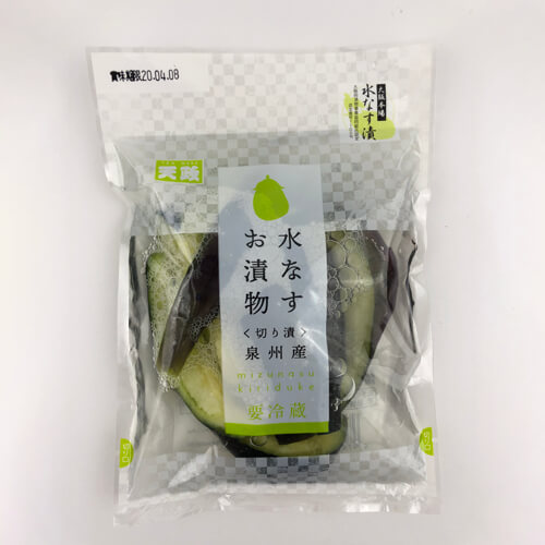 天政松下　水なすのお漬物　切漬　90g